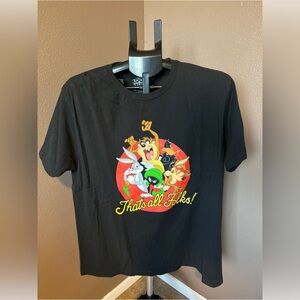 Looney Tunes Black Graphic T-Shirt